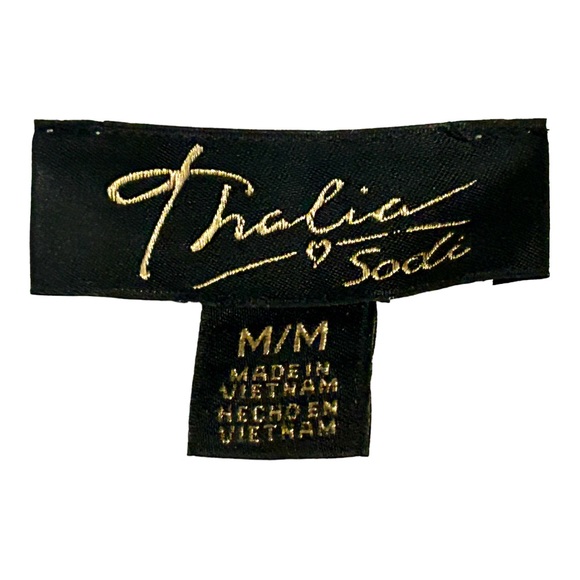 🆕THALIA & SODI - WHITE COLLAR SHIRT WITH SILVER BUTTONS! SIZE-MEDIUM - Picture 9 of 15